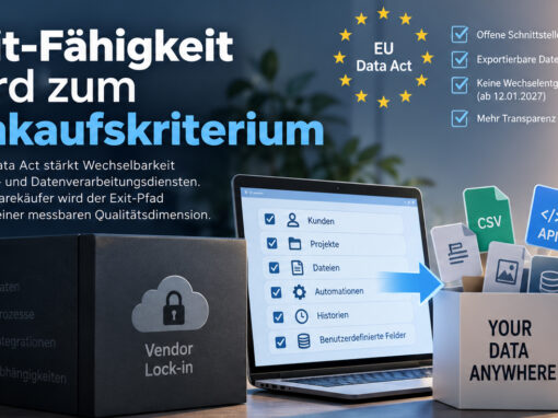 Exit-Fähigkeit wird zum Einkaufskriterium