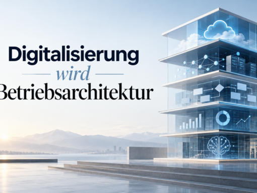 Digitalisierung wird Betriebsarchitektur