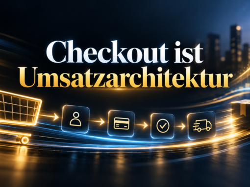 Checkout ist Umsatzarchitektur